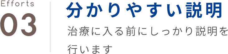 分かりやすい説明